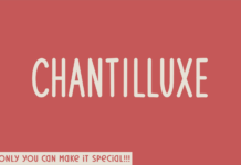 Chantilluxe Font Poster 1