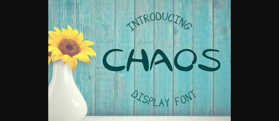 Chaos Font Poster 6