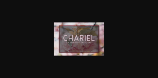 Chariel Font Poster 1