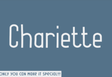 Chariette Font Poster 1