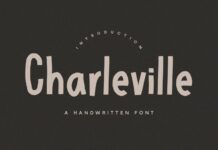 Charleville Font Poster 1