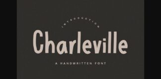 Charleville Font Poster 1