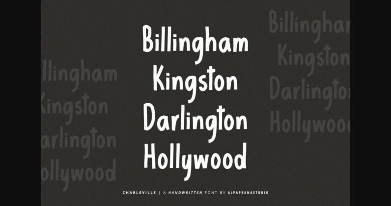 Charleville Font Poster 9