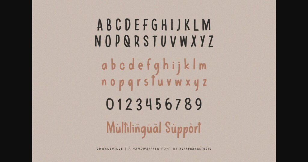 Charleville Font Poster 11