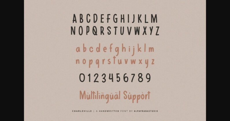 Charleville Font Poster 11