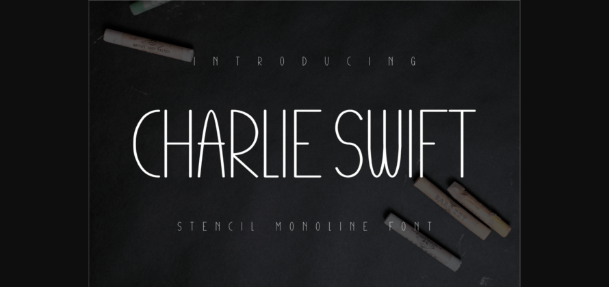 Charlie Swift Font Poster 3