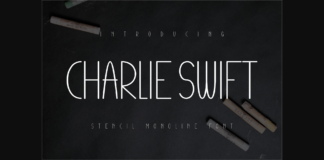 Charlie Swift Font Poster 1