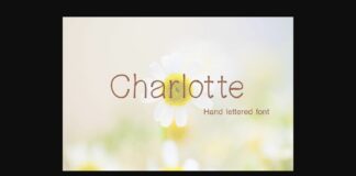 Charlotte Font Poster 1