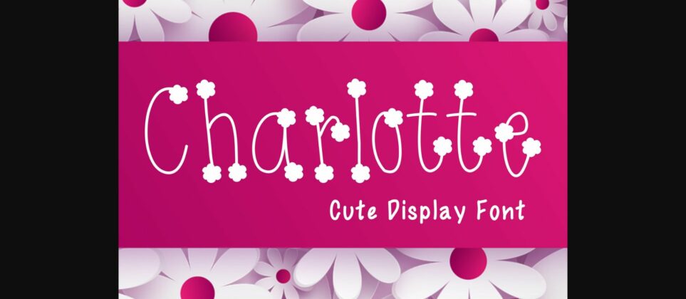 Charlotte Font Poster 3