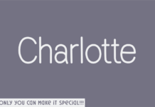 Charlotte Font Poster 1