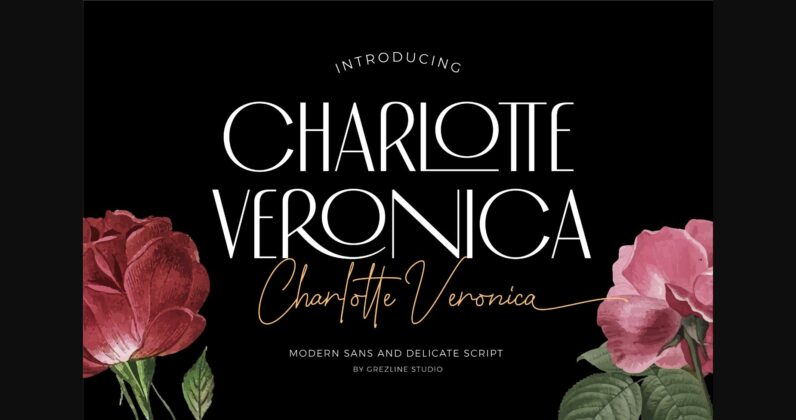 Charlotte Veronica Font Poster 3