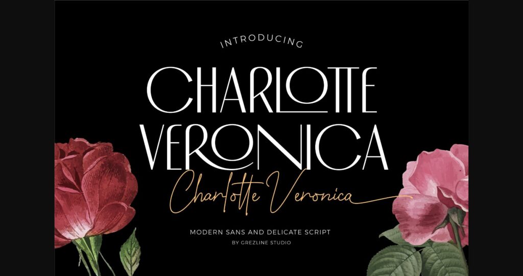 Charlotte Veronica Font Poster 1