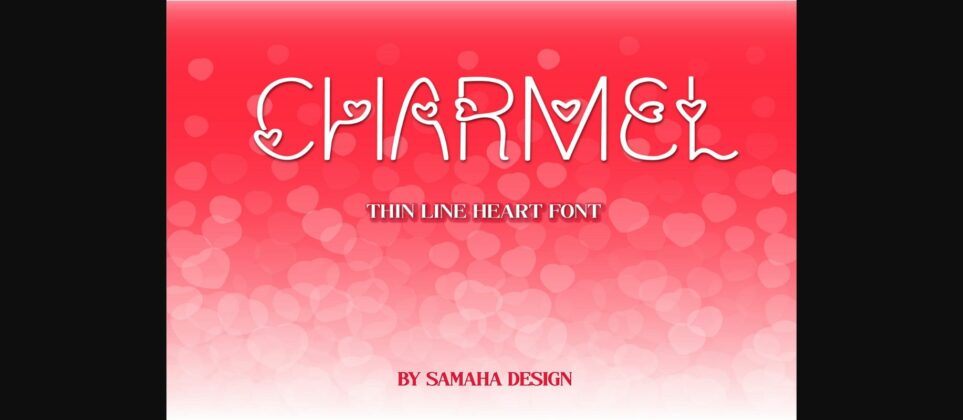 Charmel Font Poster 3