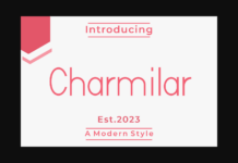 Charmilar Font Poster 1