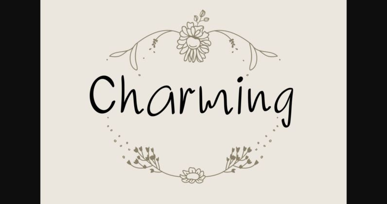 Charming Font Poster 3