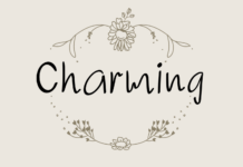 Charming Font Poster 1