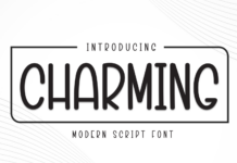 Charming Font Poster 1