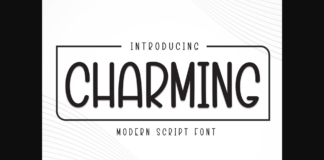 Charming Font Poster 1