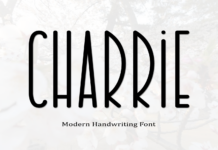 Charrie Font Poster 1