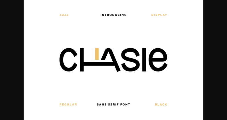 Chasie Font Poster 3