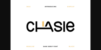 Chasie Font Poster 1