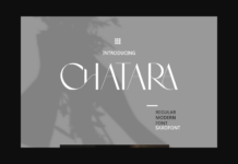 Chatara Font Poster 1