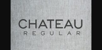 Chateau Font Poster 1