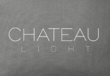 Chateau Light Font Poster 1