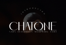 Chatone Font Poster 1