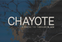 Chayote Font Poster 1