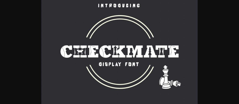 Checkmate Font Poster 3