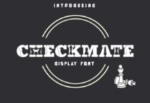 Checkmate Font Poster 1