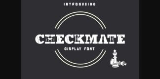 Checkmate Font Poster 1
