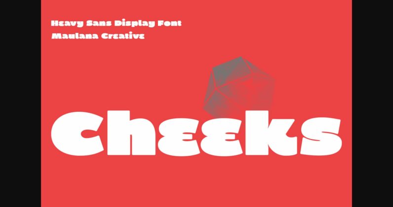 Cheeks Font Poster 3