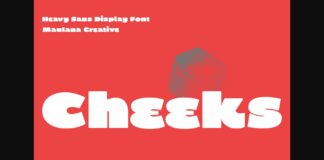 Cheeks Font Poster 1