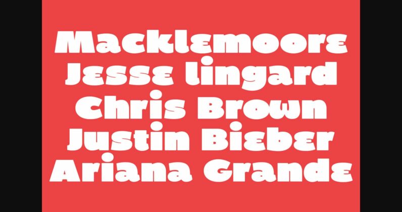 Cheeks Font Poster 5