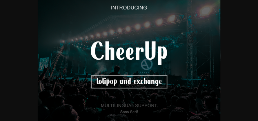 Cheerup Font Poster 3