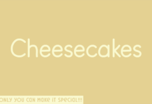 Cheesecakes Font Poster 1