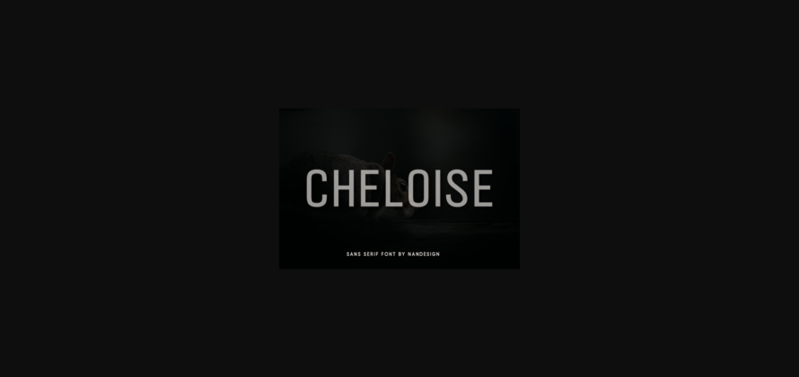 Cheloise Font Poster 1
