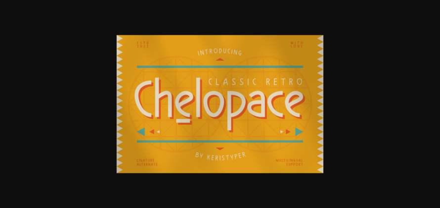 Chelopace Font Poster 3