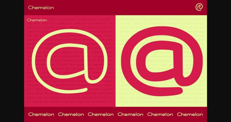 Chemelon Font Poster 7