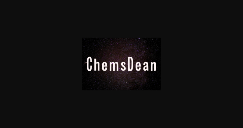 Chems Dean Font Poster 3
