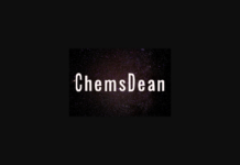 Chems Dean Font Poster 1