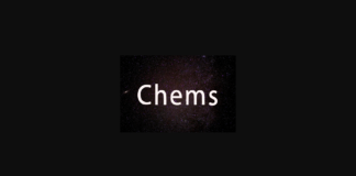 Chems Font Poster 1