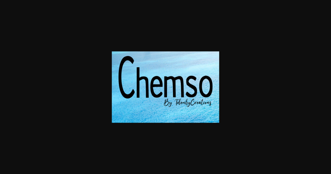 Chemso Font Poster 1