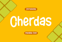 Cherdas Font Poster 1
