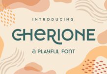 Cherione Font Poster 1