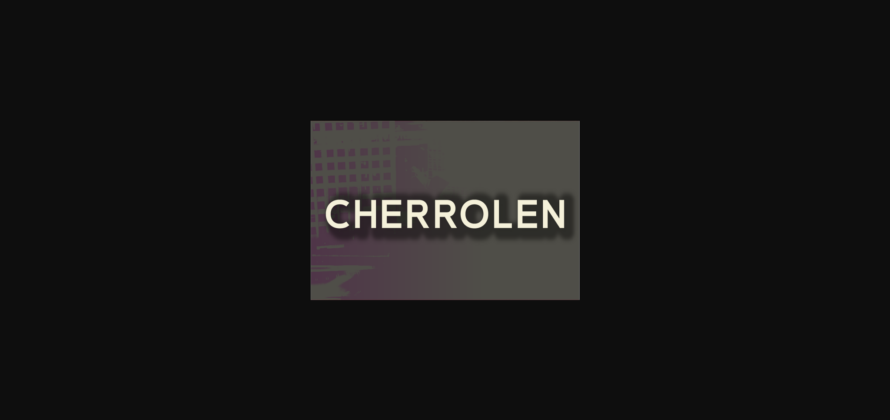 Cherrolen Font Poster 3