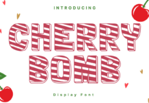 Cherry Bomb Font Poster 1
