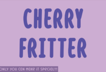 Cherry Fritter Font Poster 1